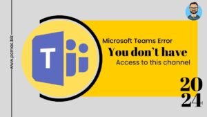 Teams error