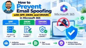 Read more about the article Prevent Email Spoofing in Microsoft 365 with SPF, DKIM & DMARC